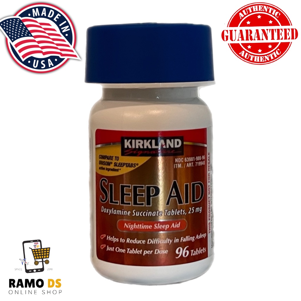 Kirkland Signature Sleep Aid, 96 Tablets Shopee Philippines