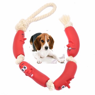 pet dog toys sausage squeaky toys for pets healthy latex dog toys for dog pet toys
