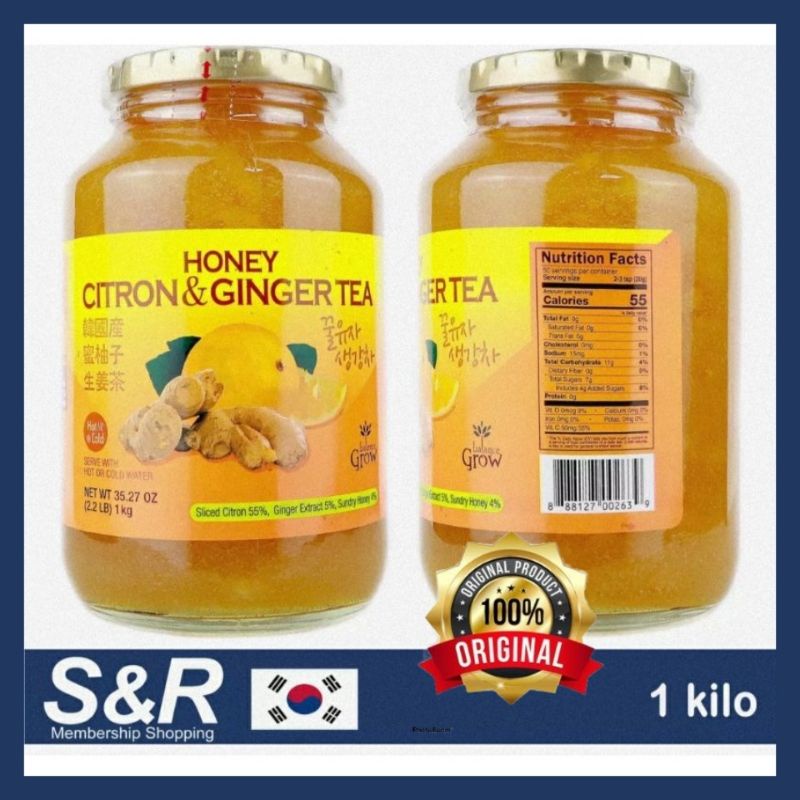 Honey Citron and Honey Citron & Ginger Tea 1kg (Original) by Balance Grow Shopee Philippines