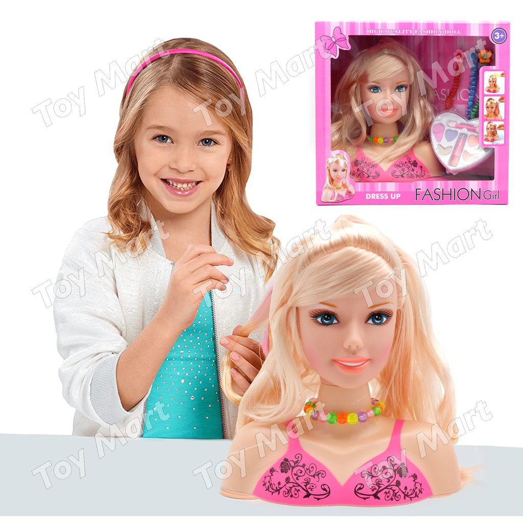 Doll Styling Head Mannequin Make Up Children Gift with Makeup Hair  Accessories | Shopee Philippines