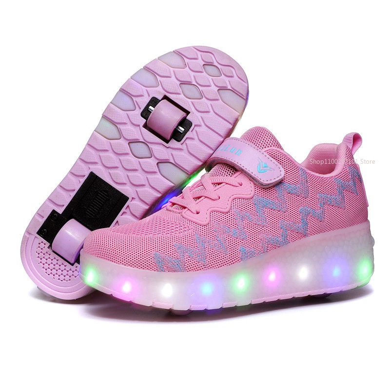 Heelys Kidsheelys for Adults Led Light Roller Skates Shoes Retractable ...