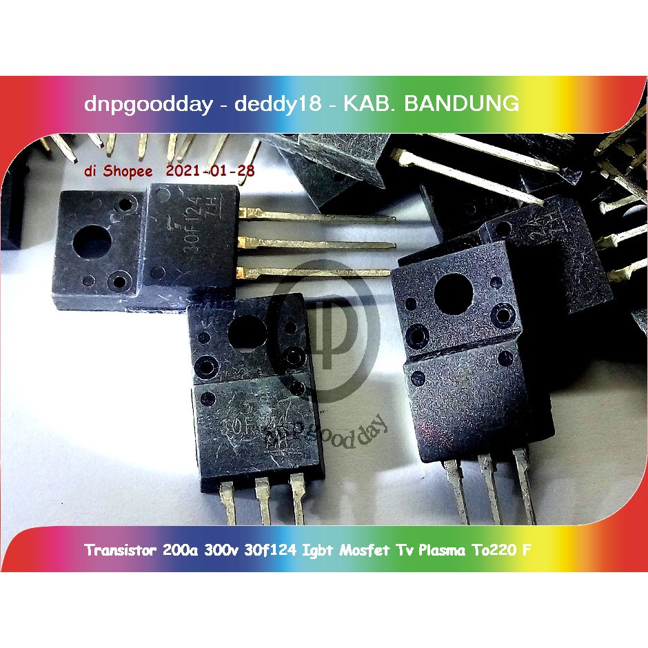 Transistor 200A 300V 30F124 IGBT Mosfet TV Plasma to 220F for Spare ...