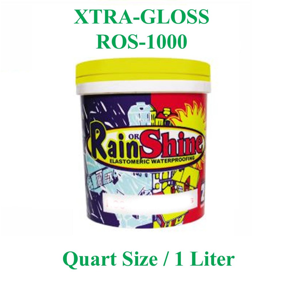 Rain or Shine Xtra Gloss ROS1000 / Extra Gloss for Elastomeric Paint
