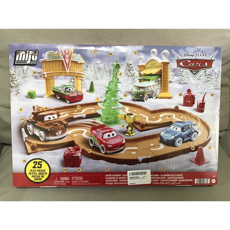 Disney Pixar Cars Mini Racers Advent Calendar 2022 Shopee Philippines