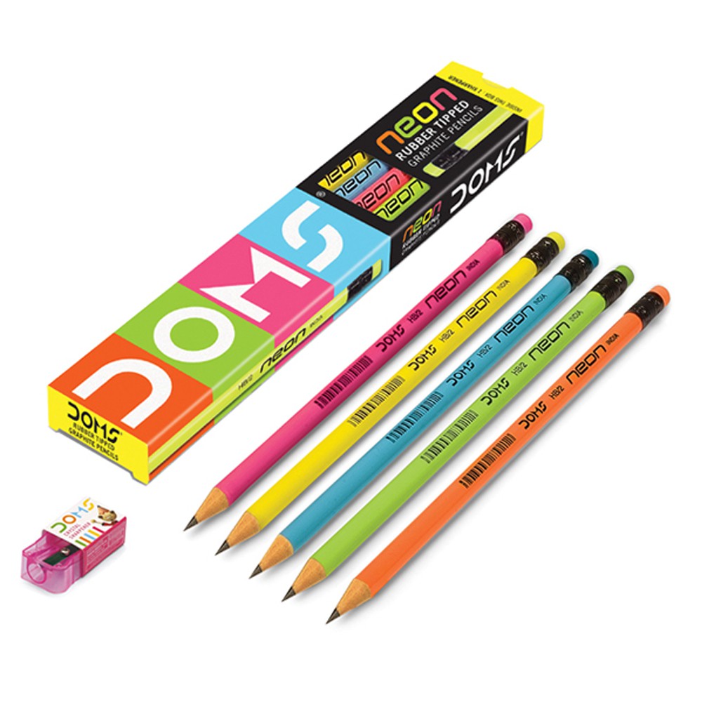 hb pencils with rubber