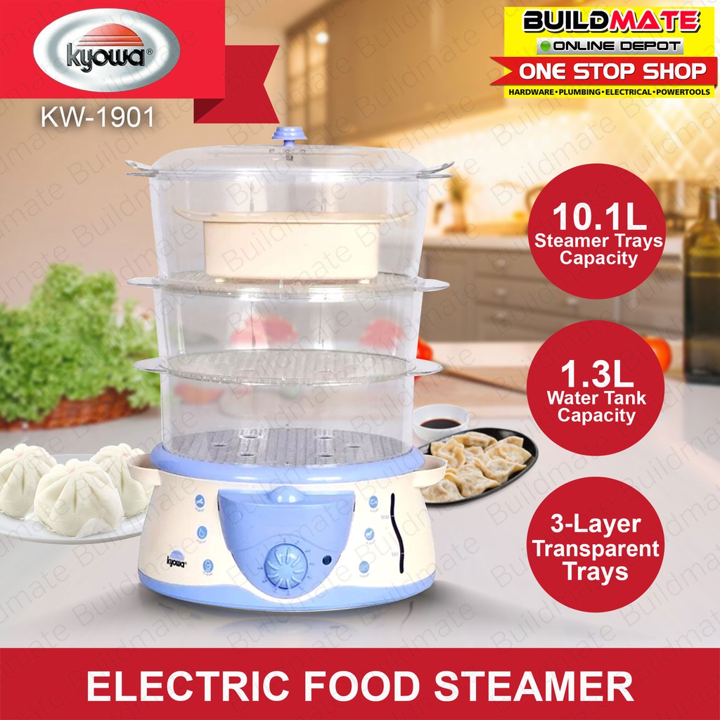 KYOWA Electric Steamer 800W KW1901 •BUILDMATE• Shopee Philippines
