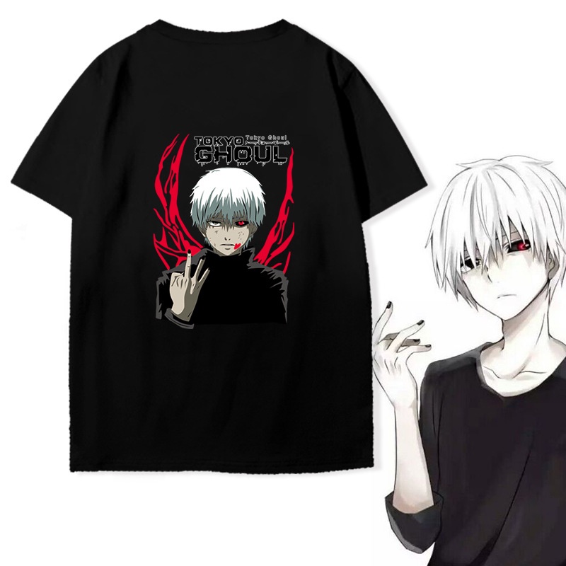 Tokyo Ghoul Jinmu Research Costume Animation Student Short Sleeve T-Shirt Men's Jacket Summer New