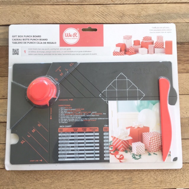 We R Memory Keepers Gift Box Punch Board Punchboard Shopee Philippines