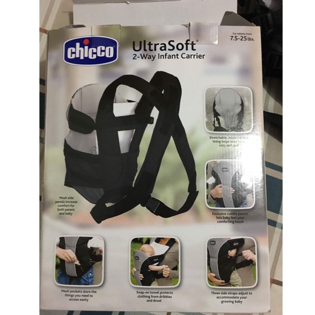 chicco ultrasoft baby carrier