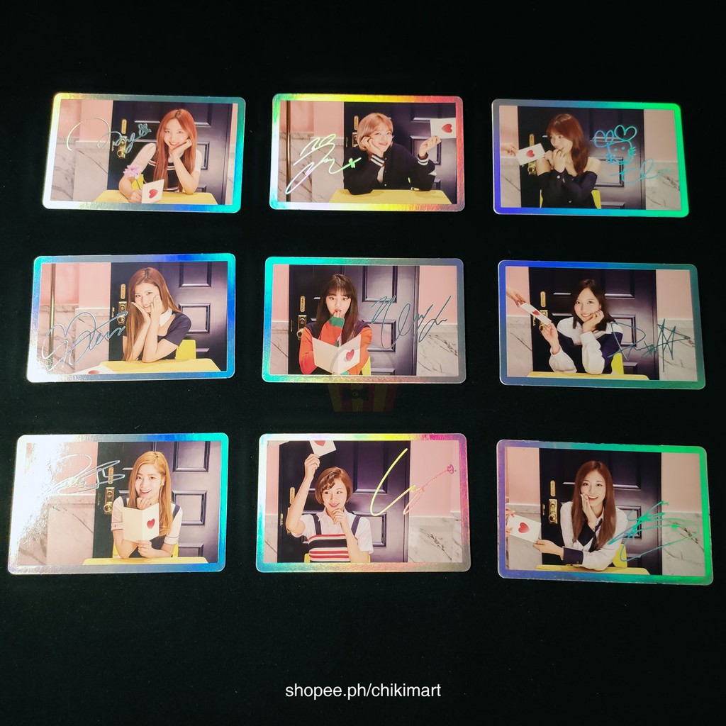 Twice Signal Official Album Holo Photocards Shopee Philippines