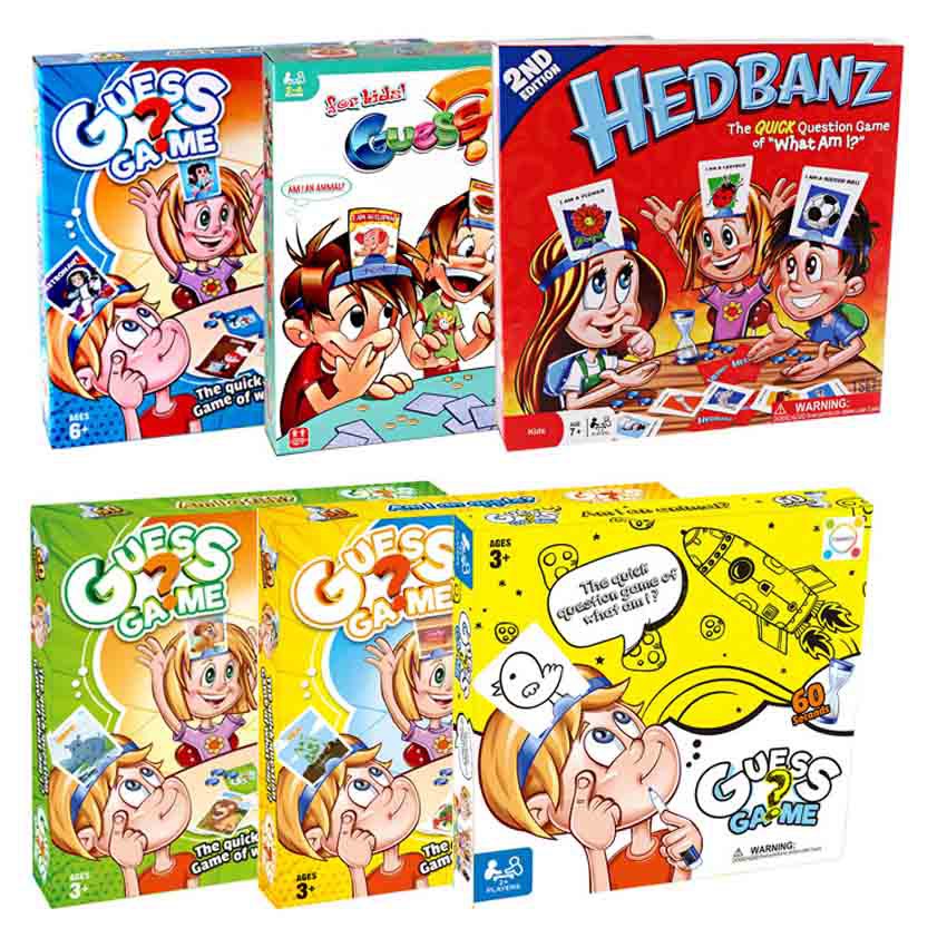 Guess What Am I Kids Family Board Game Card Guessing Game Shopee Philippines