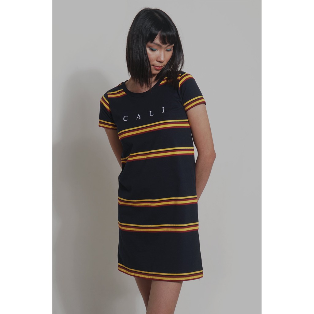 ladies navy shirt dress