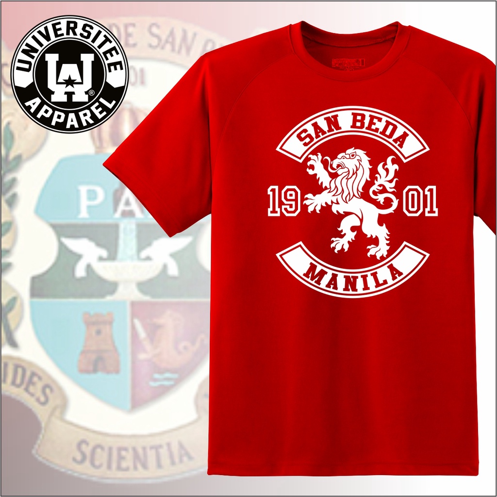 GILDAN Brand San Beda University Shirts San Beda Red Lion Shirt Bedista ...