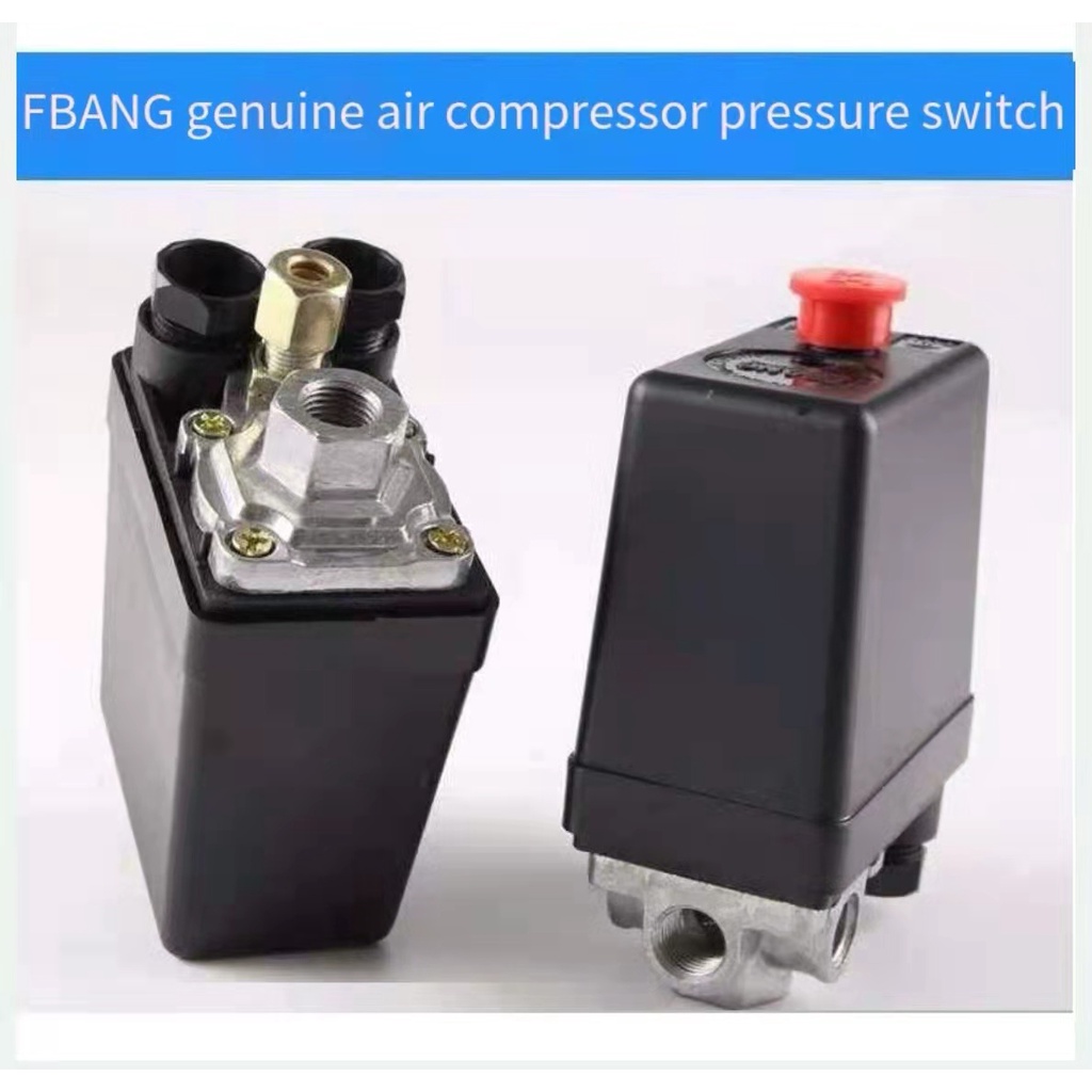 Air compressor air pressure switch control valve vertical single hole