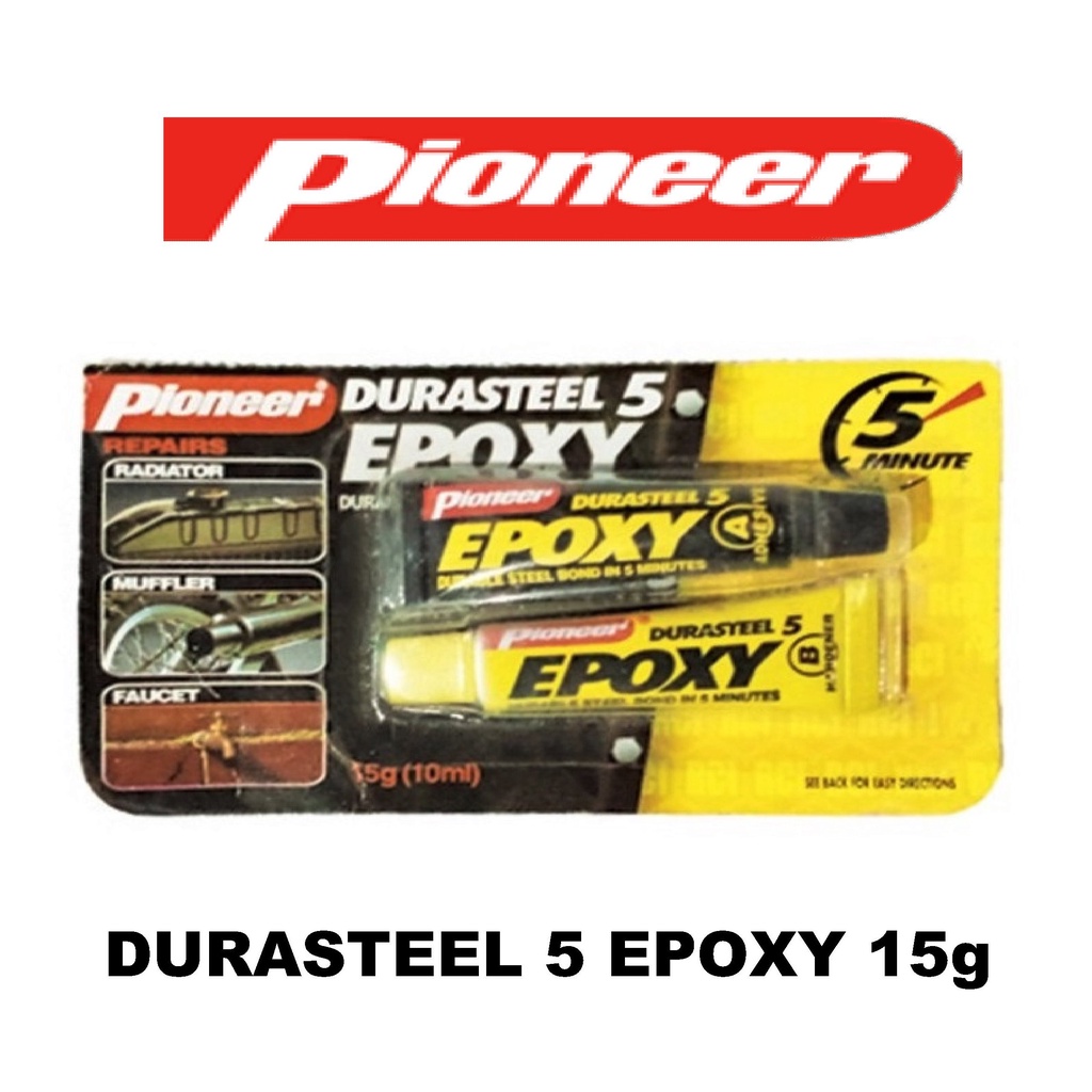 PIONEER DURASTEEL 5 EPOXY 15g | Shopee Philippines