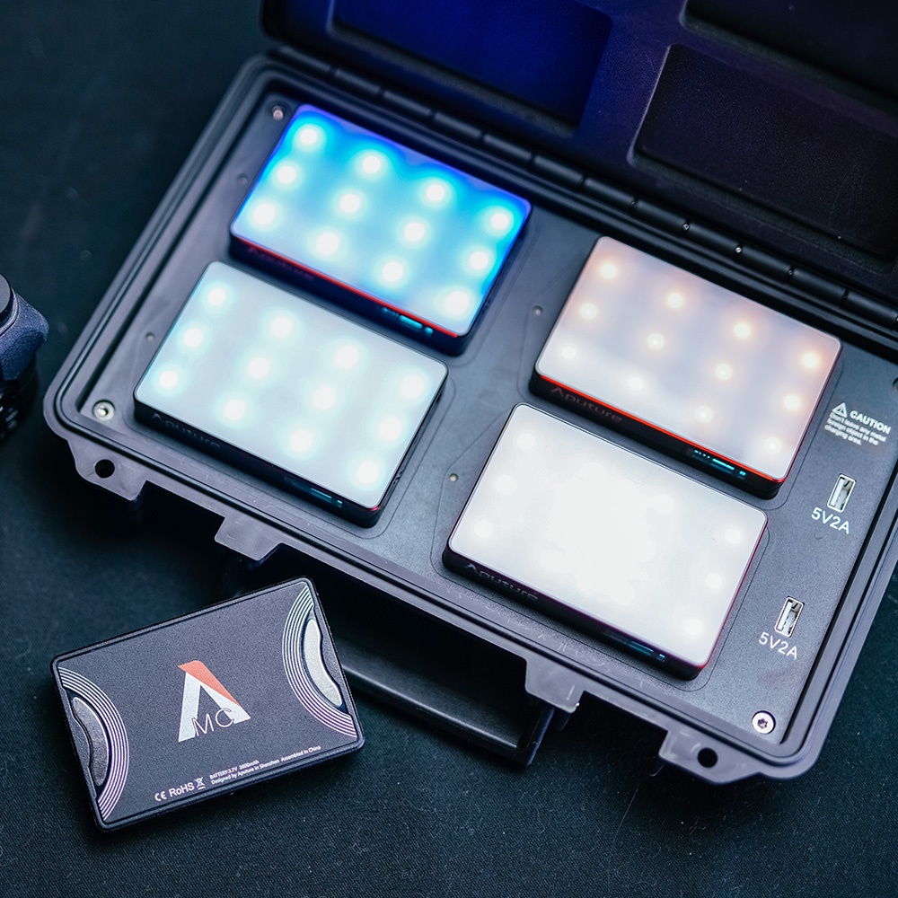 Aputure Mc 4light Travel Kit Rgb Led Light Cct Hsi Color Mode With