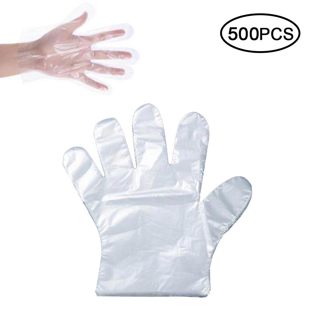 large plastic gloves