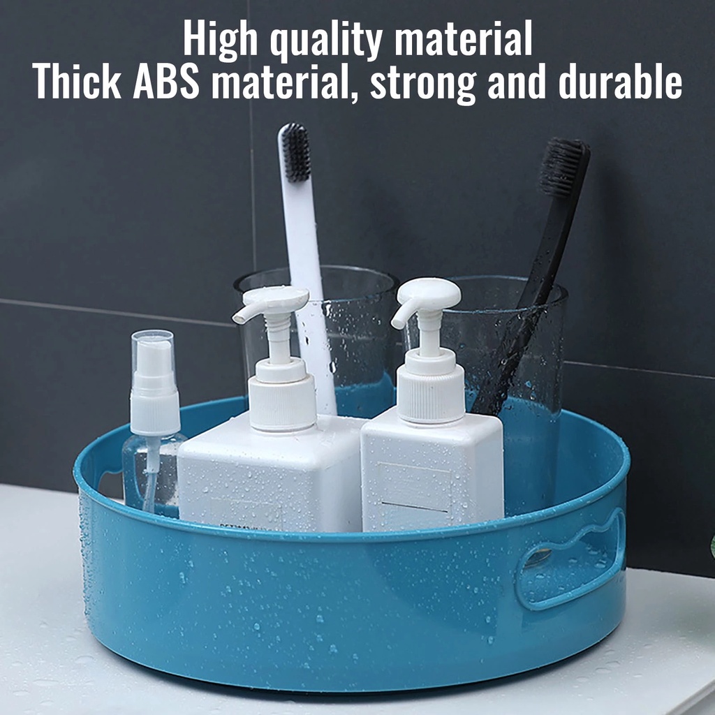 Multifunctional Kitchen Storage Box/360 Degree Rotating Storage Tray/Bathroom Storage Organizer
