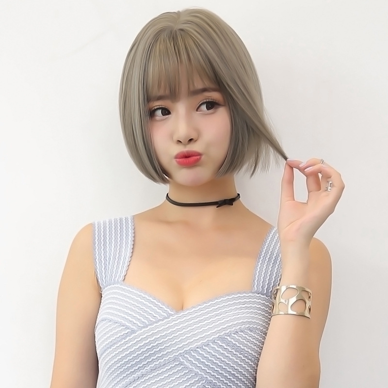 Keep Beautiful Wig Female Short Hair Handsome Fashion Korean