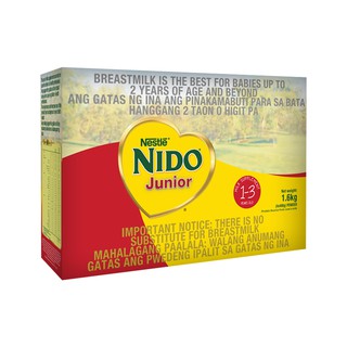 Nido Junior Advanced Protectus Milk Supplement for Children 1-3 Years Old 1.6kg