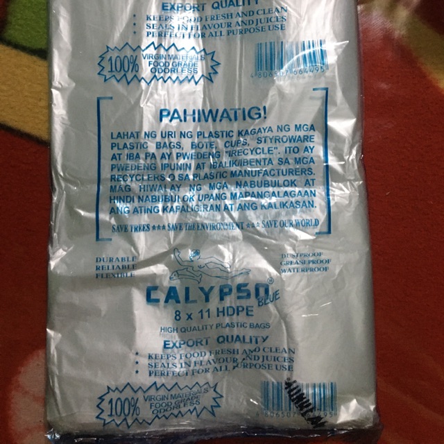 8x11 Calypso Plastic Labo 100 pcs | Shopee Philippines