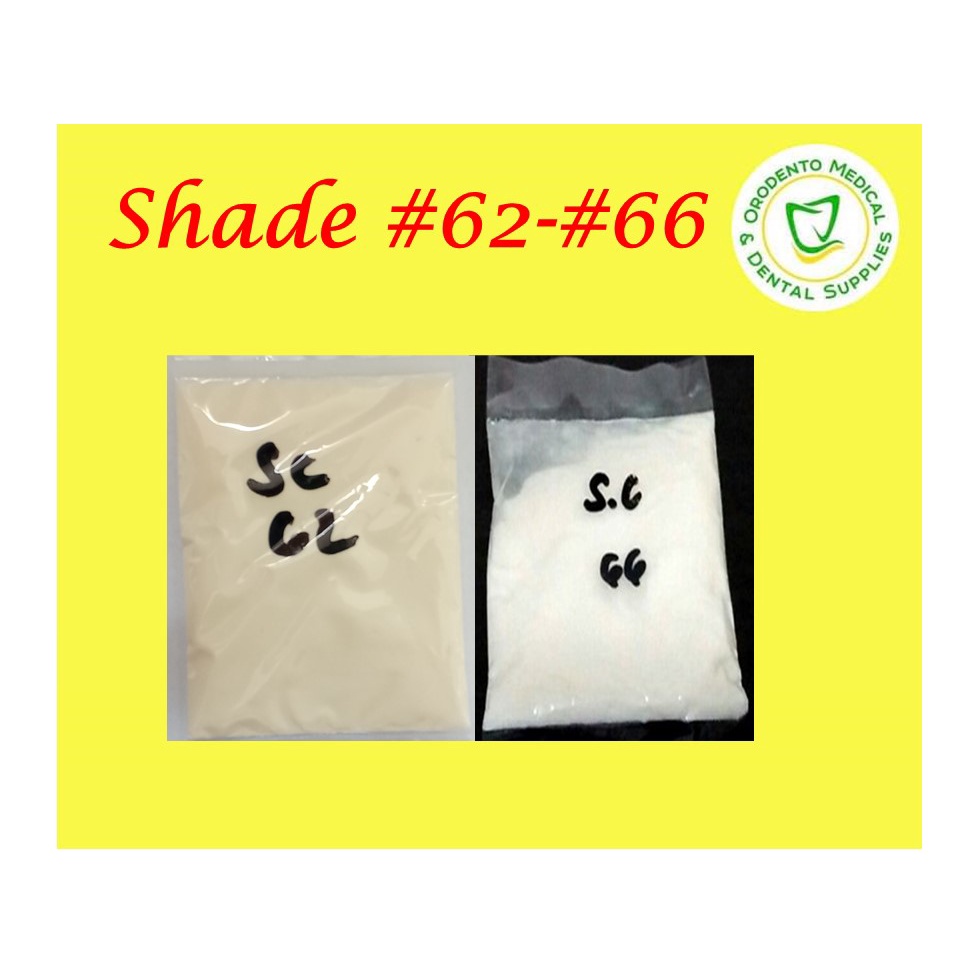 Dental Self Cure Powder Acrylic Resin Shade 66 & 62 21grams Shopee