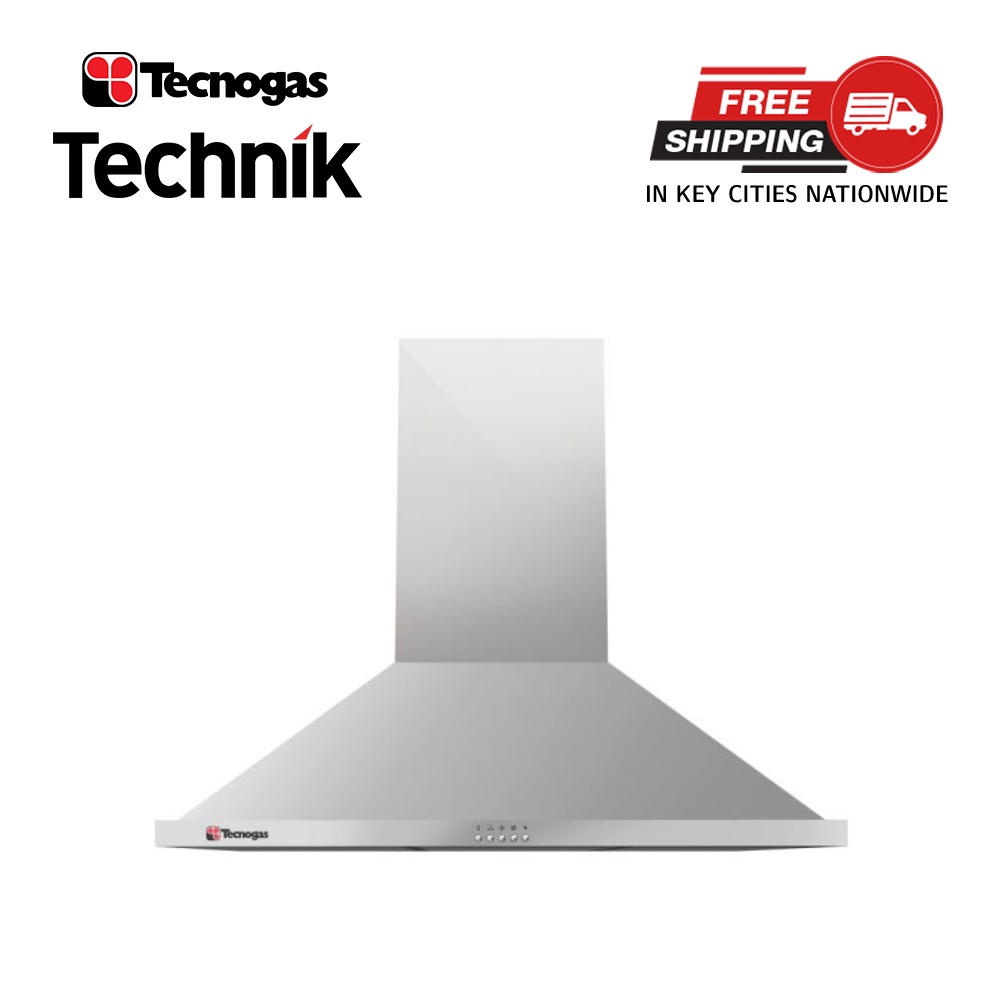 Tecnogas 90cm Triangle Chimney Range Hood TRH9041SS (Stainless steel