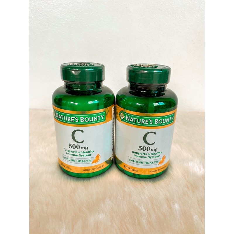 Natures Bounty Vitamin C 500mg 250 Tablets Shopee Philippines 