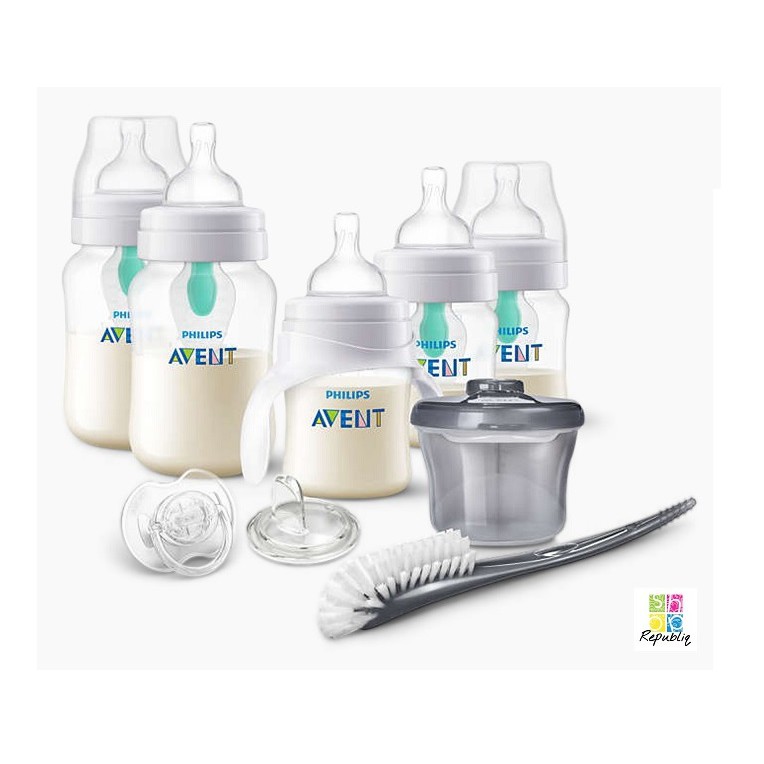 avent glass bottle set