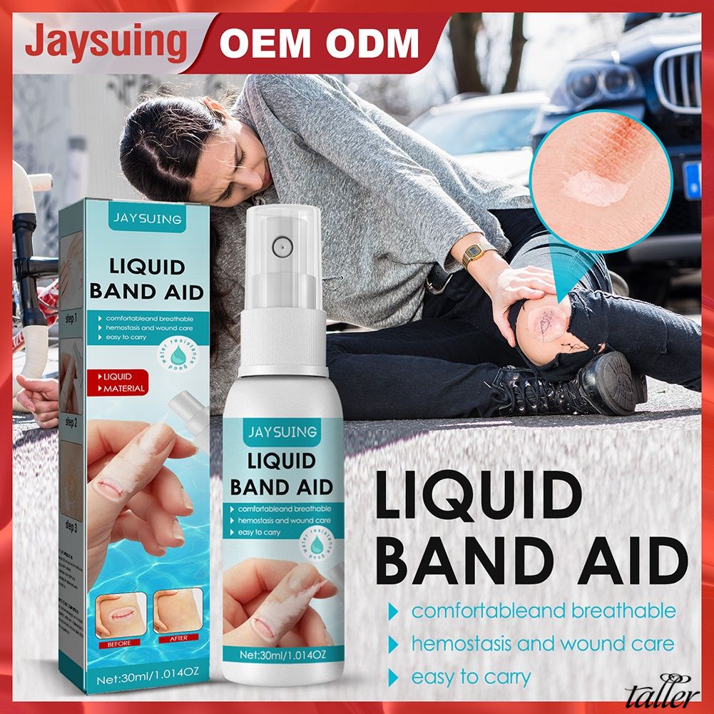 Jaysuing waterproof liquid Band Aid Spray wound protection invisible