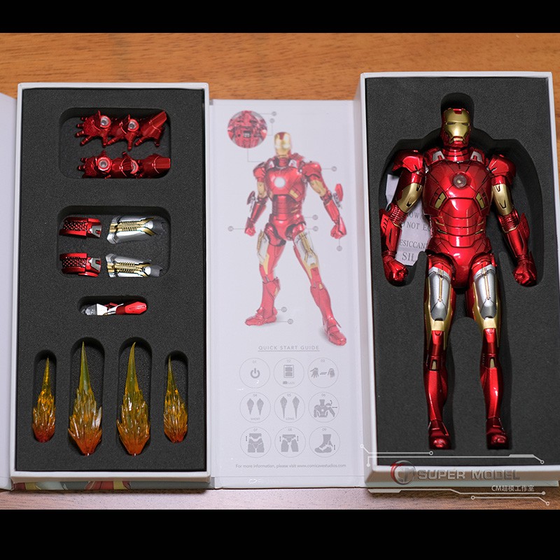 iron man metal figure