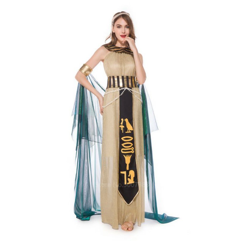 Adult Ancient Egypt Egyptian Pharaoh King Empress Cleopatra Queen Costume Medieval Couples