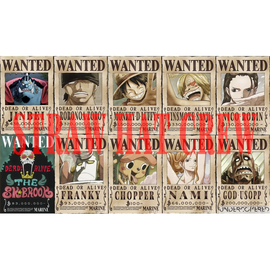 Straw Hat Luffy Wanted Poster