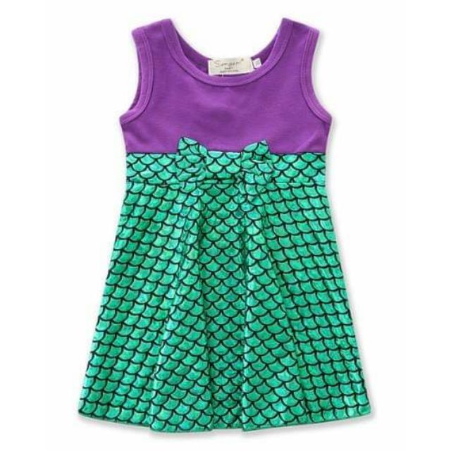 little mermaid baby dress
