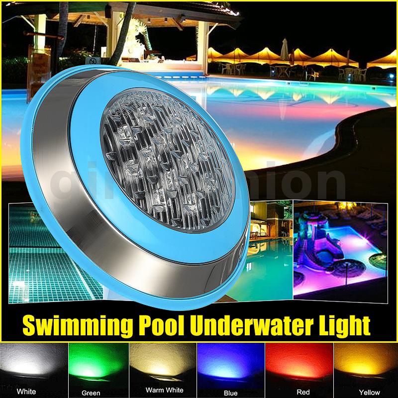 12v/24v 12w Waterproof Underwater RGB LED Light Glow Show Swimming Pool