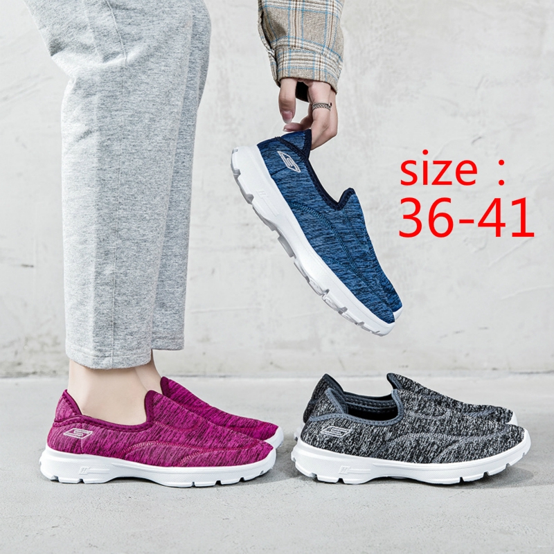 slip on running flat sneakers