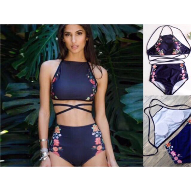 two piece swimsuit shopee