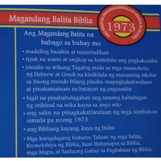 Magandang Balita Biblia Lumang Tipan At Bagong Tipan MBB12TAG050 ...