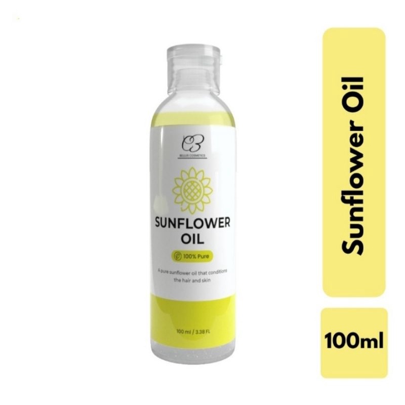 Sunflower Oil 120 ml For Skin and Hair Body Oil Make up Remover