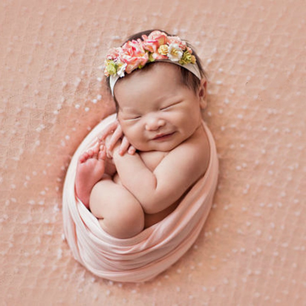 Pink Newborn Photography Stretch Wrap Boy Girl Baby Wraps Photography Props Bbaby Photo Prop Stretch 