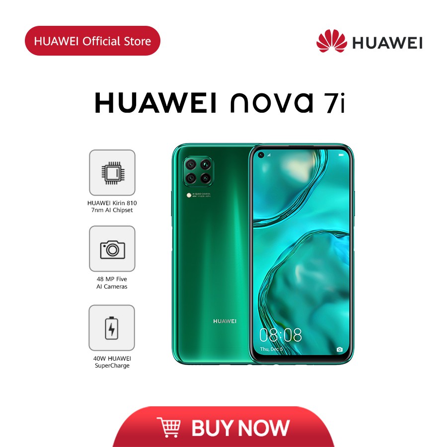 HUAWEI Nova 7i Smartphone | 6.4 inches Screen Display | 8 GB RAM +128 ...