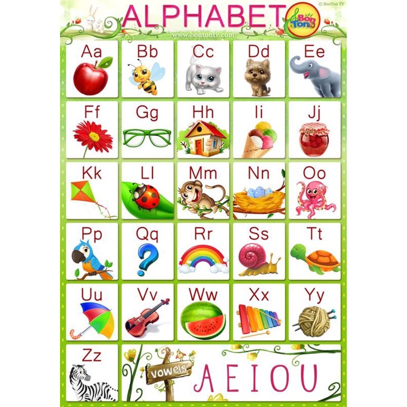 Laminated Educational Chart Abakada Alphabet Numbers - vrogue.co