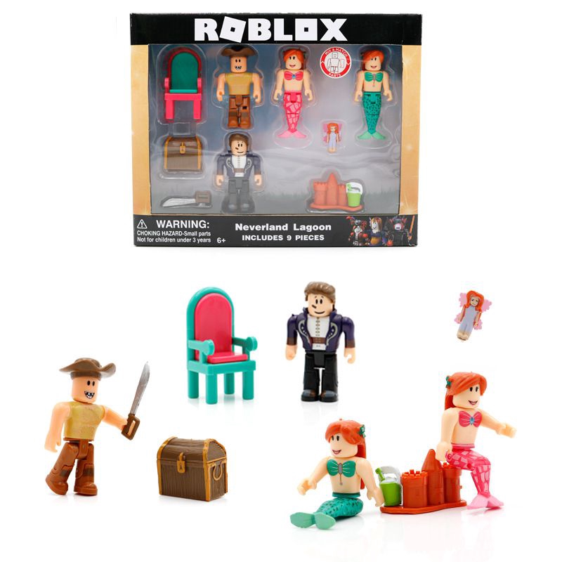 Roblox Robot Game Figma Oyuncak Champion Robot Mermaid Playset - 3 7cm original roblox games action figure toy doll