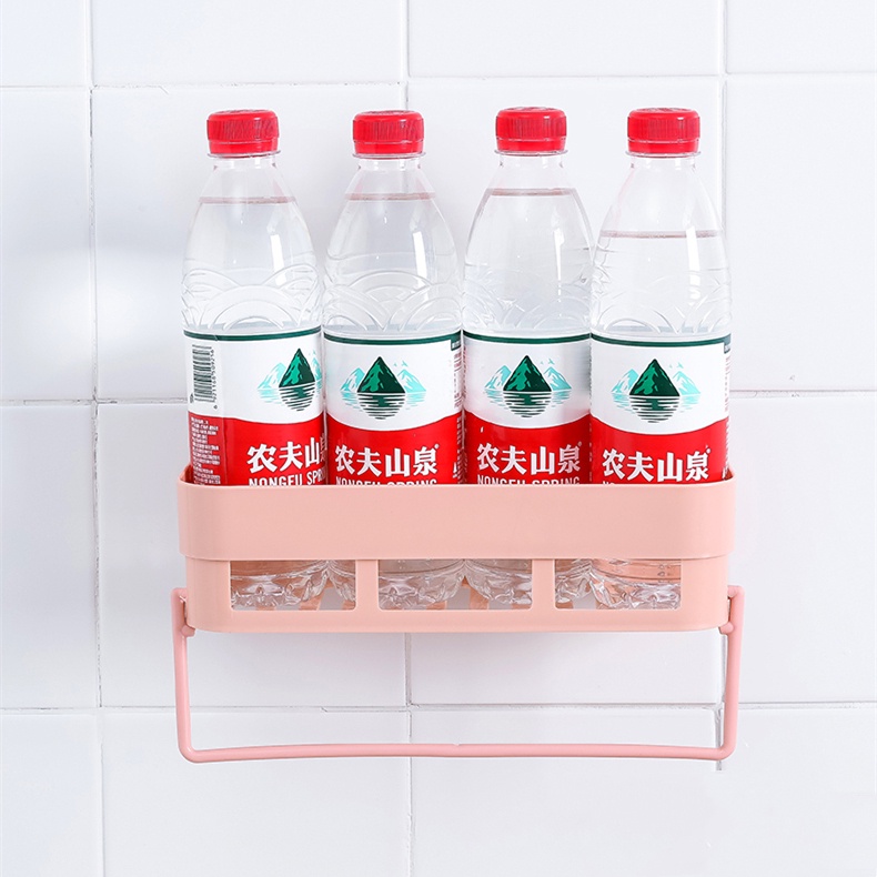 N010-Bathroom shelf corner shelf toilet storage hand washing no punching no trace storage rack