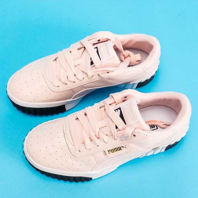 puma cali pink and white