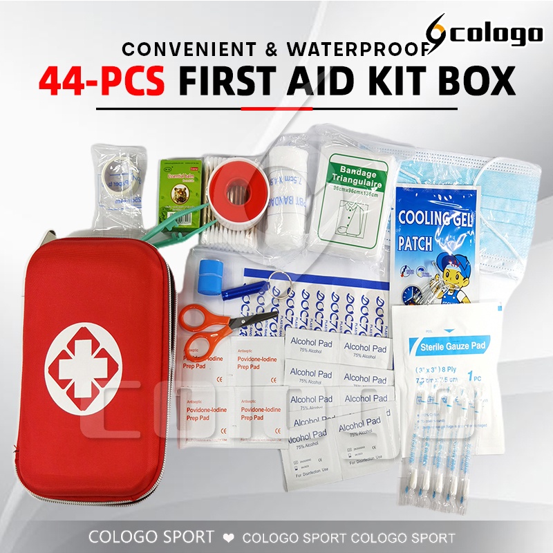 44PCS First Aid Kit Set Emergency Kit Outdoor Car Family Medical Kit