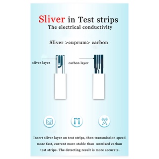 Blood Sugar Test Strips 25/50 Test Strips Lancing Device for Glucometer Blood Sugar Monitoring Set #7
