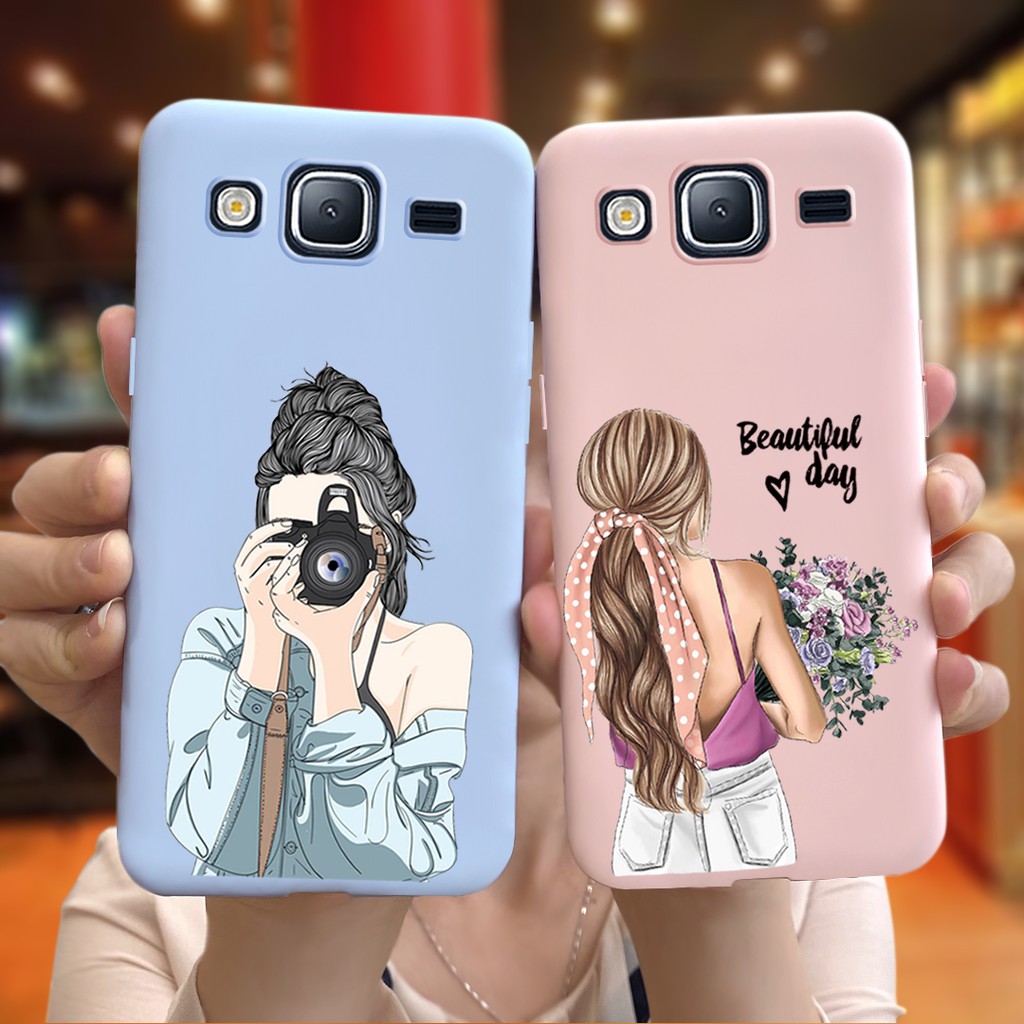 Samsung Galaxy J2 Prime J2 J2 Pro 8 J2 Core Beautiful Girl Pattern Case Sm G532f Sm0 J250f Sm J260f Candy Soft Cover Shopee Philippines