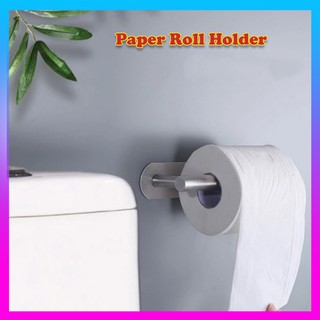 Nail Free Wall Mount Kitchen Bathroom Toilet Roll Paper Holder Tissue Holder Hanging Towel Rack #1