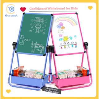 2 in 1 White board/Black board Double Sided Stand for Kids